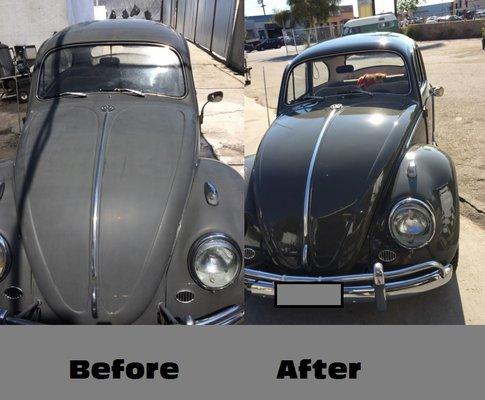 My buddy's VW... Paint restored!