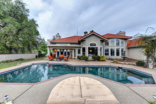 Vacation at home with your own custom pool.