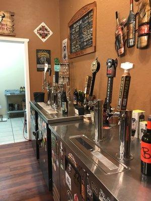 always good beer on tap!!