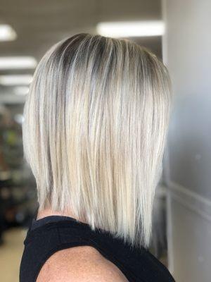 Blonde bob