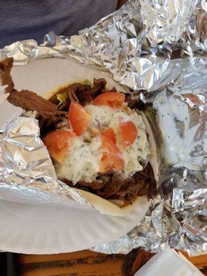 Beef gyro