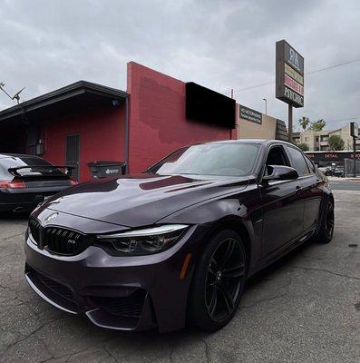 2018 BMW M3 Front End Damage Repaired and Repainted