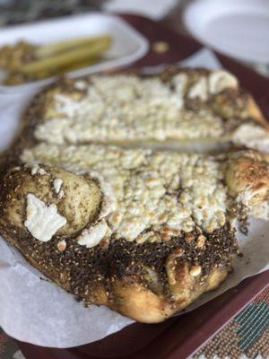 Zatar Manaeesh with Cheese