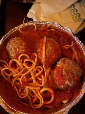 Spaghetti meatballs