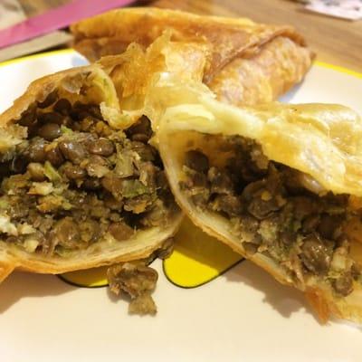 Lentil samosa