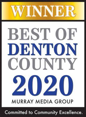 Voted BEST Pediatric Dentist in Denton County! 2020