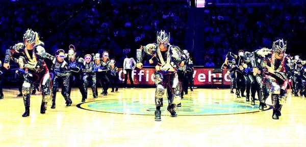 Megtron halftime show for Denver Nuggets