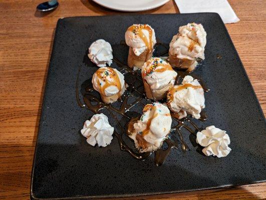 Fried Banana with Ice Cream