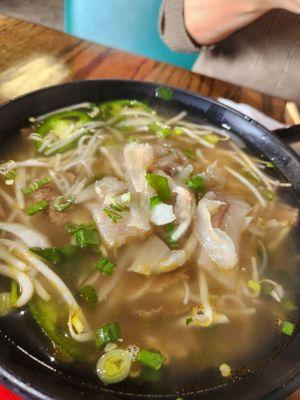 Pho with Tendon and Brisket.