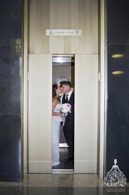 Beverly Hills Courthouse wedding photo (c) 2015 www.Faith-Michele.com