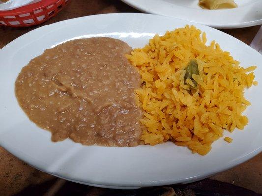 Standard rice and beans!