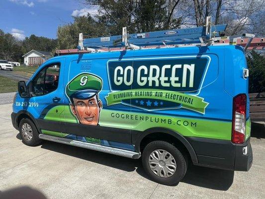 New logo on a truck out on the roads!