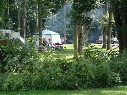 We have a nice tent camping area