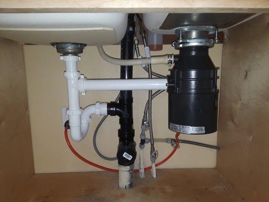 Kitchen sink drain revision