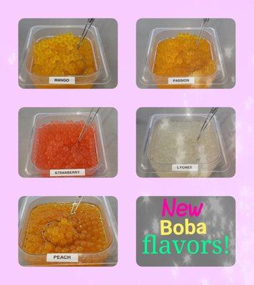 Boba flavors