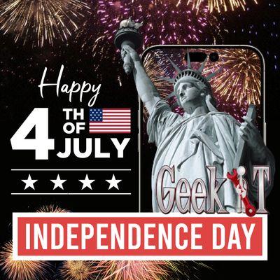 GeekiT will be closed on July 4th, 2024, Happy Independence Day from GeekiT