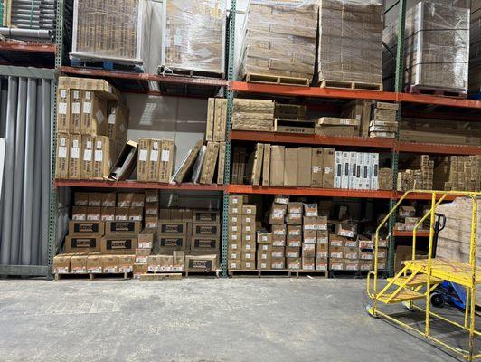 Warehouse stock