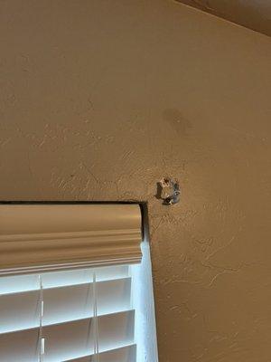 Wall damage