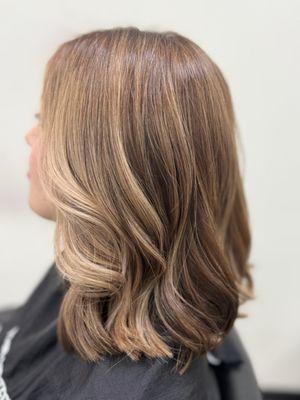 Warm Blonde Balayage