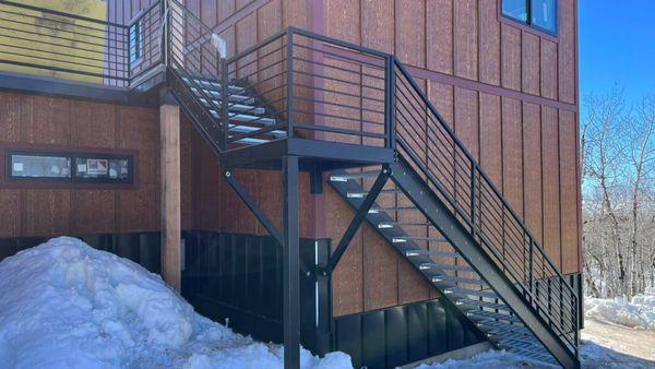 Teton Metal Fabrication specializes in designing and fabricating custom steel stairs to suit your residential, commercial, or...