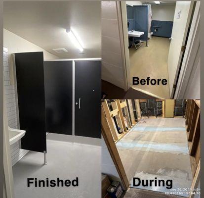 Commercial Restroom Remodel