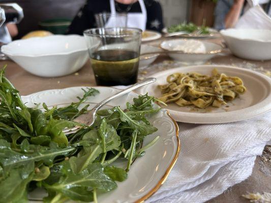 Homemade pasta