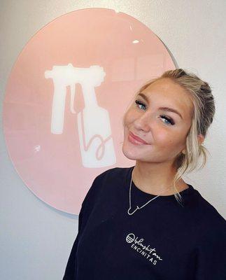 Blush Babe Showing Off Her Healthy Glow In Our Cozy Crews