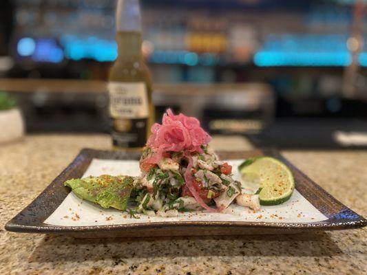 Amazing Ceviche Trio.