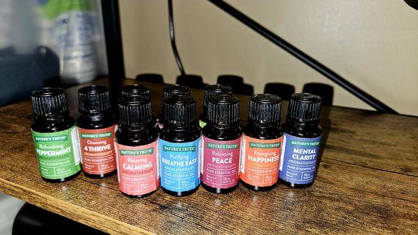 Aromatherapy included in ALL sessions!