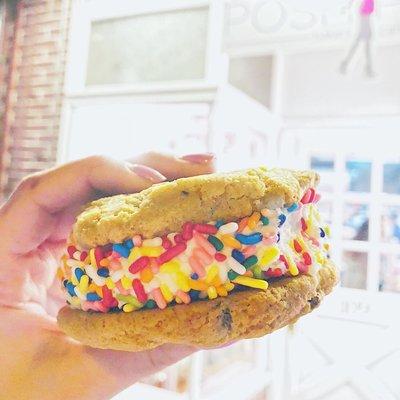 Cookie Sandwich ($6) all gluten free