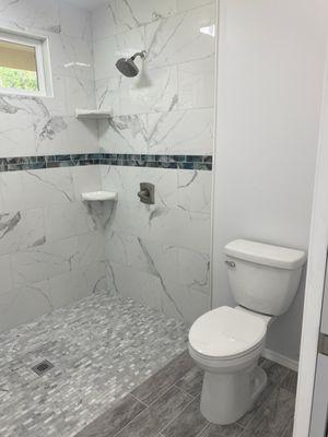 Handicap shower for master bedroom