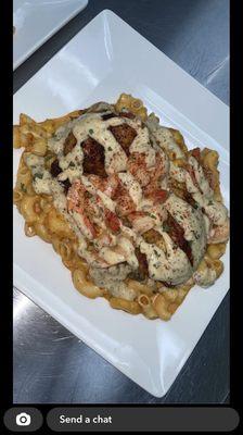 Chicken and shrimp Mac