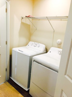 Full size washer and dryer included!!