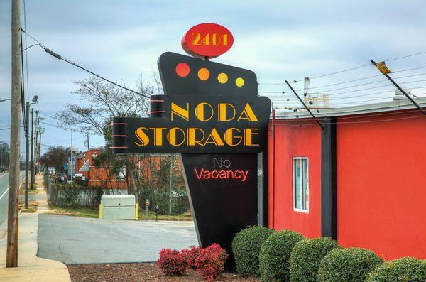 New NoDa Self Storage Signage