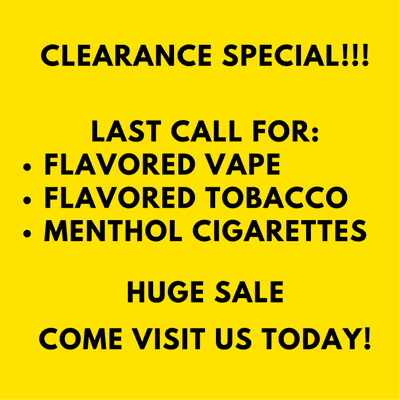 CLEARANCE SPECIAL!!!