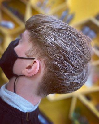 Absolutely loving this super textured undercut on Evan! Thanks for letting me do something new