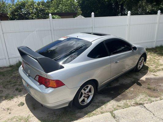 My current car. 2002 Acura RSX