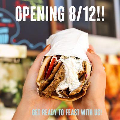 Opening on 8/12/24! Get ready to feast with us!