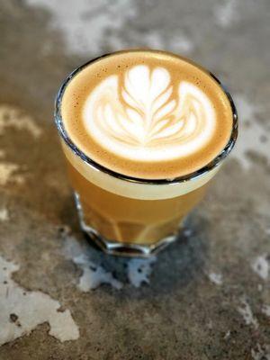 Oat milk Cortado. Fantastic!!