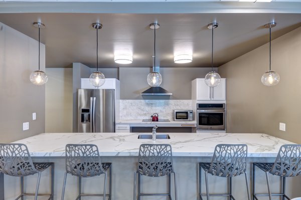 Common kitchen space in The Bodhi.