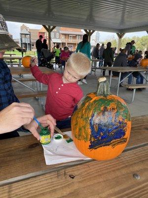 Pumpkin painting