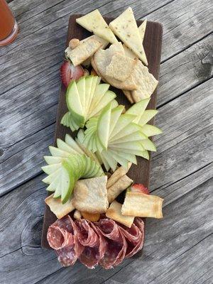 Meat & cheese board - "sweet style" with fruit & nuts, you can also choose savory style with pickles