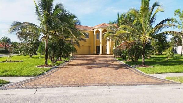 DRIVEWAY PAVER project After expansion and installation