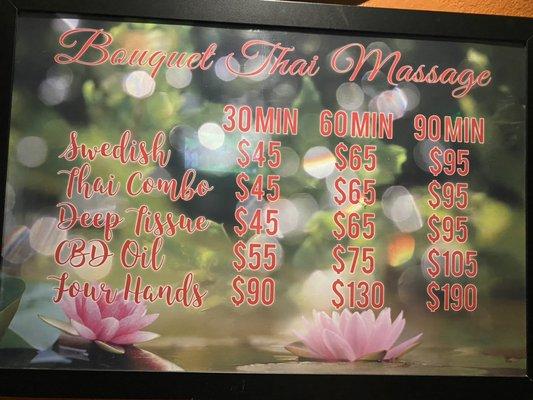 Bouquet Thai Massage