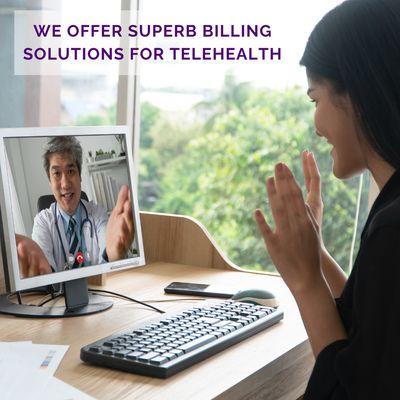 We know since the Pandemic, telehealth services are more common than ever. We  offer custom telehealth billing solutions.