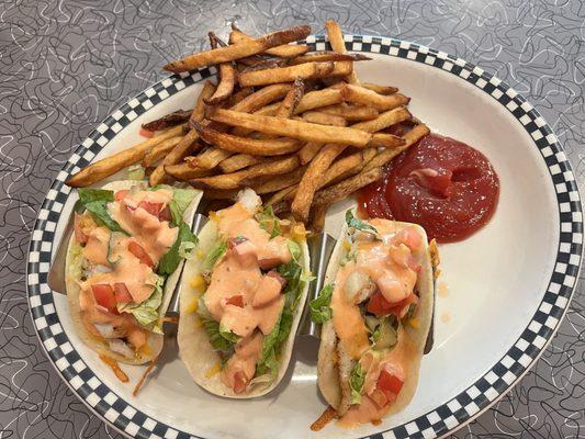 Fresh and delicious Walleye Tacos