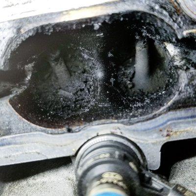 Dont let your Direct Injection Volkswagen get this bad. Regular fuel injector cleaners and induction services can help prevent this