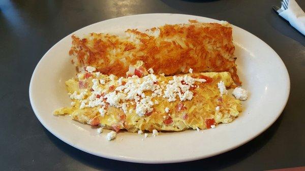 Omelet at Alpha Coney Island