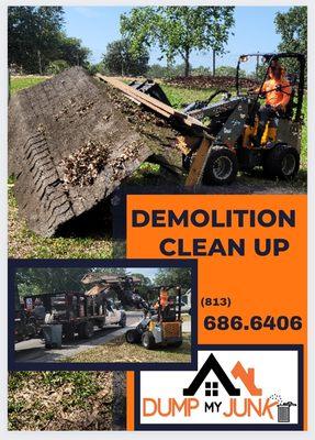 Junk Removal; Commercial Clean Up; Hot Tub Removal; Bagster Pick Up; Furniture Pick Up; Shed Demolition; Garage Clean Out; 813-536-3338