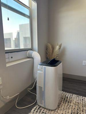 4th floor apartment install, no matter your where you call home 1st Response Cooling can help.